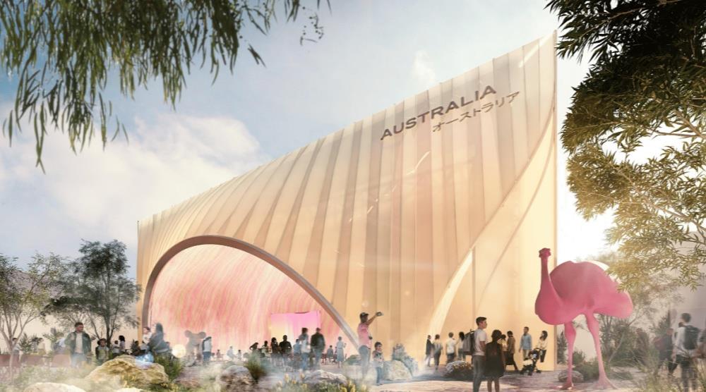 Der Australia Pavillon der Expo 2025 Osaka, Kansai, Japan Der Australia Pavillon der Expo 2025 Osaka, Kansai, Japan